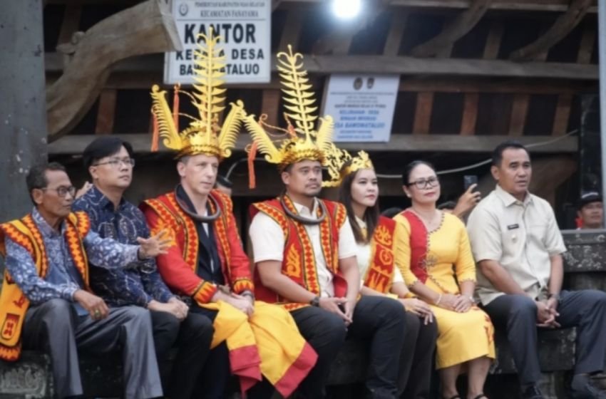 Wabub Nisel Dampingi Bobby Nasution dan Dubes Prancis Kunjungi Desa Wisata Bawomataluo