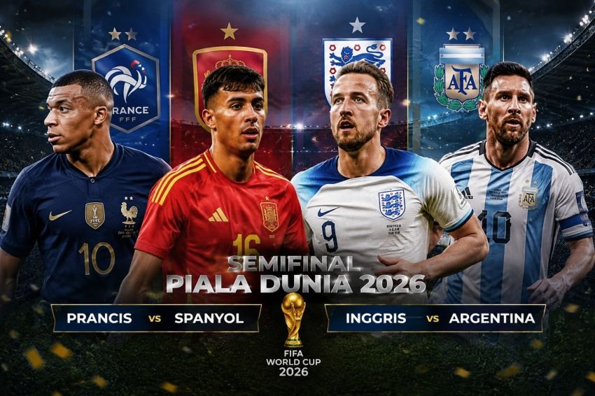 Jalan Menuju Semifinal Piala Dunia 2026  Tak Sama, Prancis Paling Nyaman