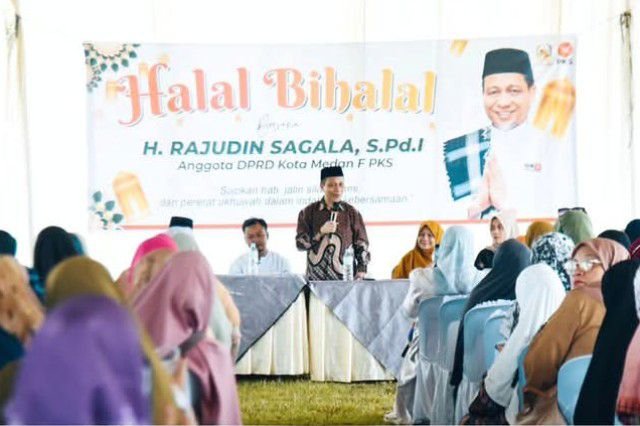 Rajudin Sagala Gelar Halal Bihalal