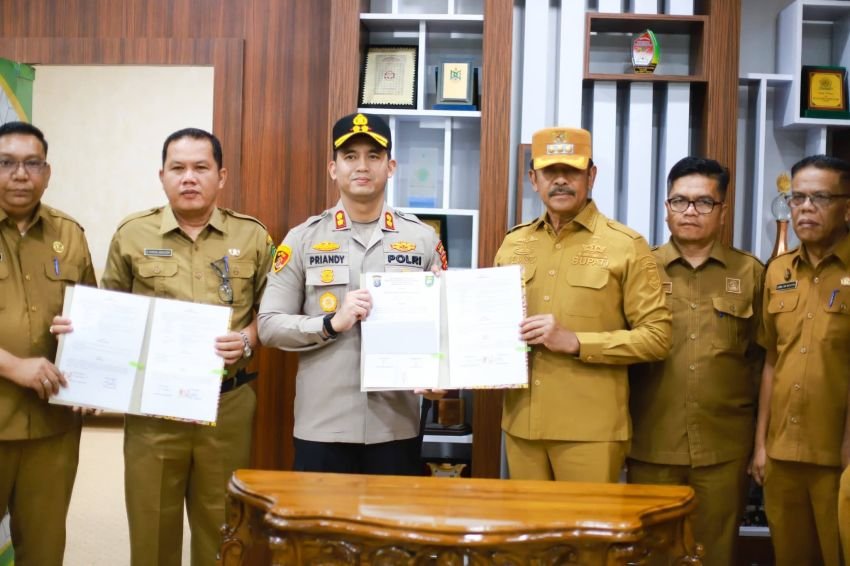 Pemkab Madina dan Polres Teken MoU Perlindungan Anak Serta Pemberantasan Perdagangan Manusia