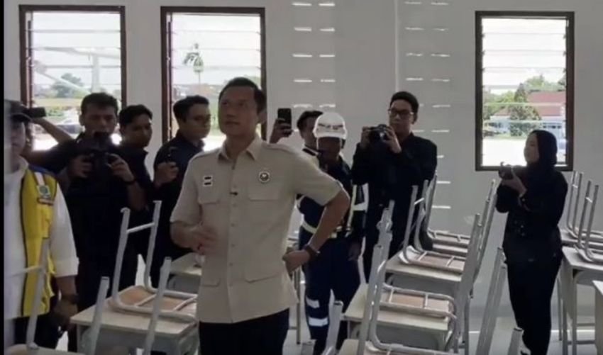 AHY Tinjau Sekolah Rakyat Medan Bernilai Rp250 Miliar di Medan