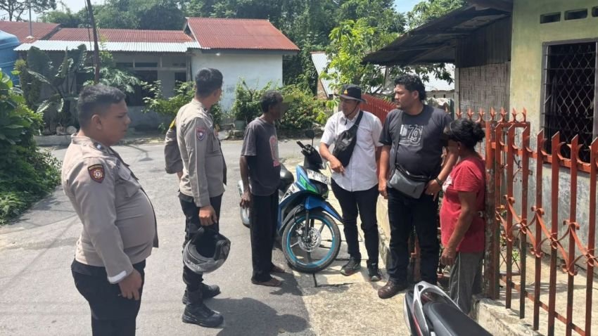 Pria Diduga ODGJ Menyerang Warga di Siantar Selatan