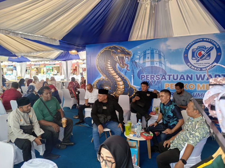 Tak Hanya Liputan, Persatuan Wartawan Pemko Medan Unjuk Gigi di Bazar UMKM APEKSI 2026