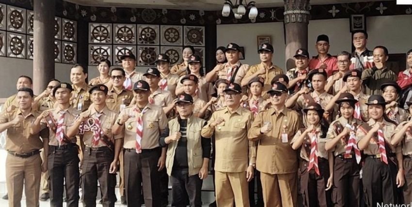 Wakil Bupati Nias Sambut Kepulangan Kontingen Pramuka, Peserta Bawa Pulang Prestasi