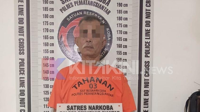 Bawa Sabu, Residivis 60 Tahun Diamankan Polres Siantar