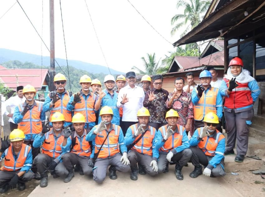 Hore!!!!! Desa Patialo, Kotanopan Kini Teraliri Listrik