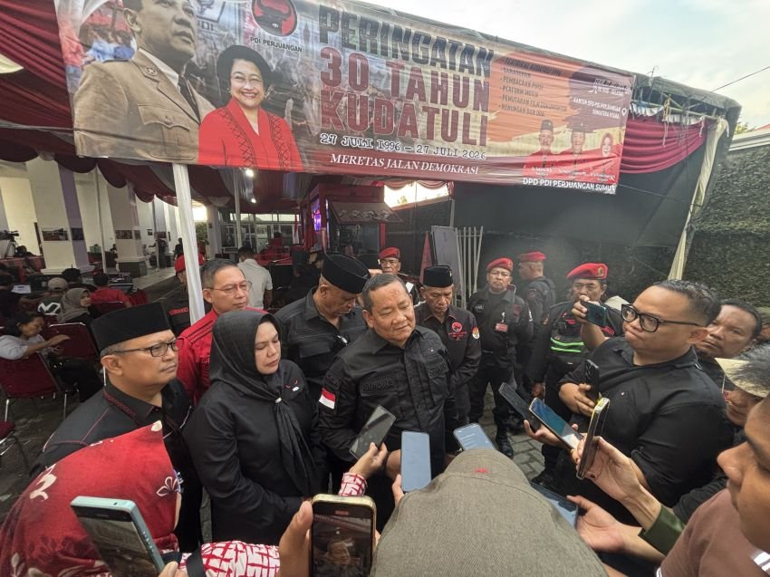 DPD PDI Perjuangan Sumut Gelar Peringatan Kudatuli, Rapidin Soroti Demokrasi dan Nasib Rakyat