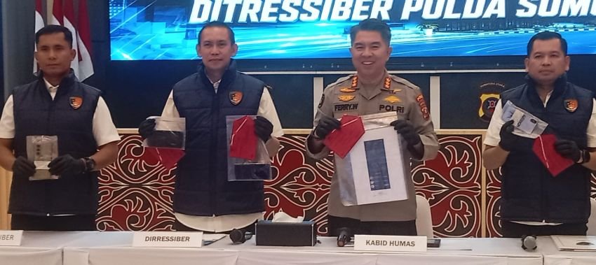 Polda Sumut Bongkar Sindikat Penipuan Online, Empat Pelaku Ditangkap