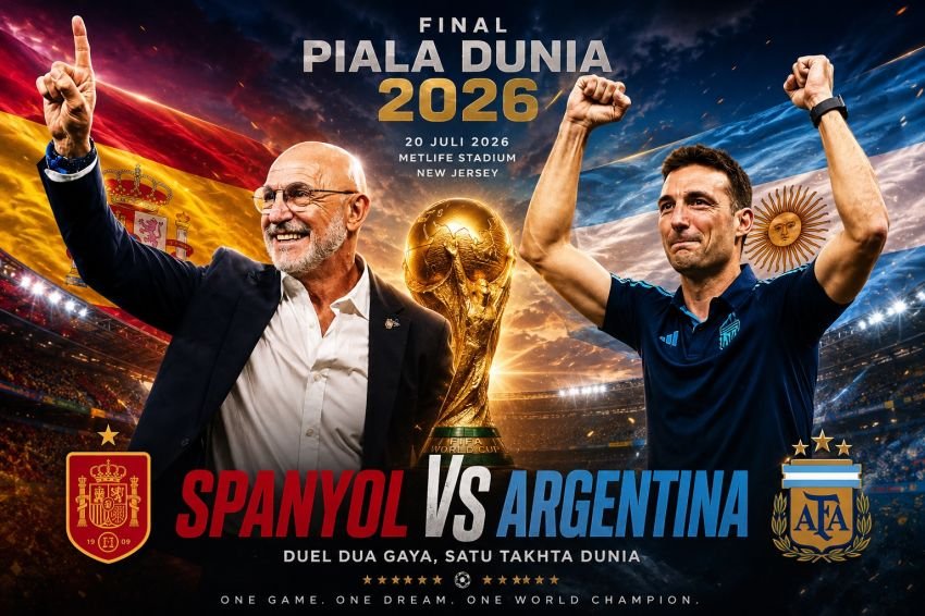 Final Piala Dunia 2026 Spanyol vs Argentina, Simak 10 Fakta yang Bikin Tambah Ingin Nobar