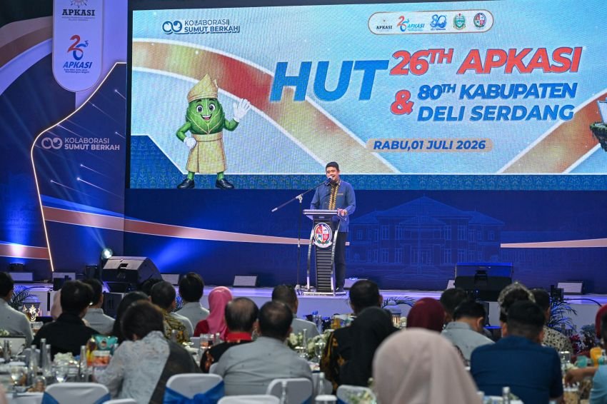 Bobby Dorong Sinergi Fiskal Provinsi-Kabupaten Pada Acara HUT ke-26 APKASI