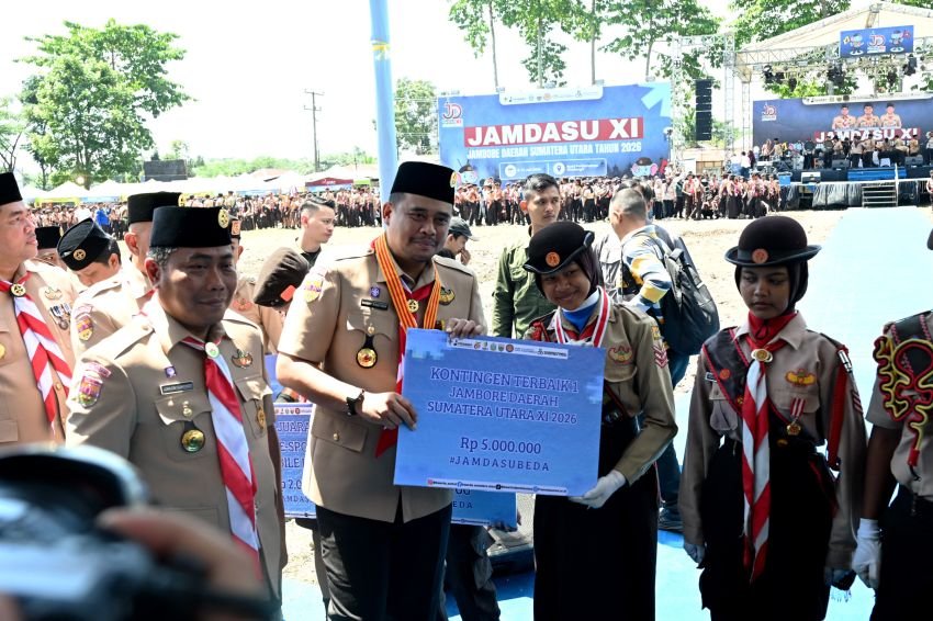 Bobby Tutup Jamdasu XI, Hadiahi 19 Petugas Upacara Berangkat ke Jamnas 2026