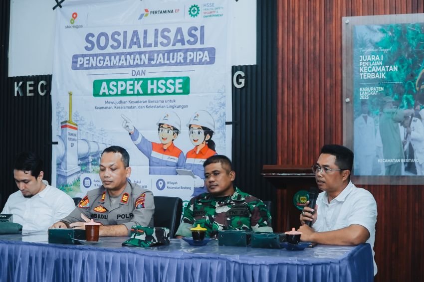 Pertamina EP Rantau Sosialisasi Keamanan Pipa Migas, Warga Diimbau Lapor Jika Ada Penyadapan Ilegal