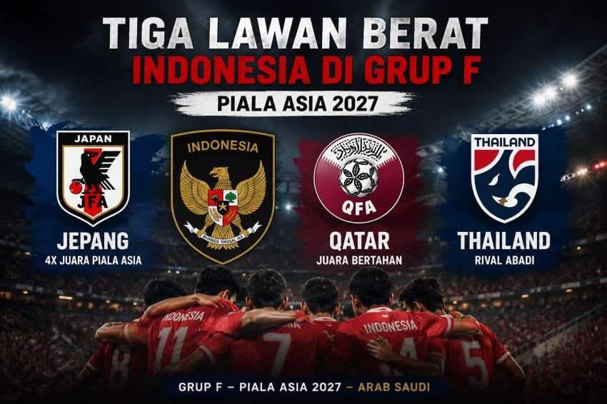 Jadwal Lengkap Timnas Indonesia di Piala Asia 2027: Langsung Hadapi Jepang
