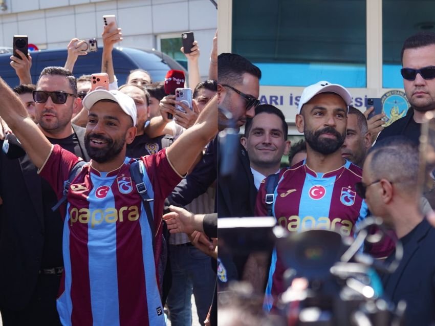 Mohamed Salah Disambut Ribuan Fans, Resmi Diperkenalkan Trabzonspor