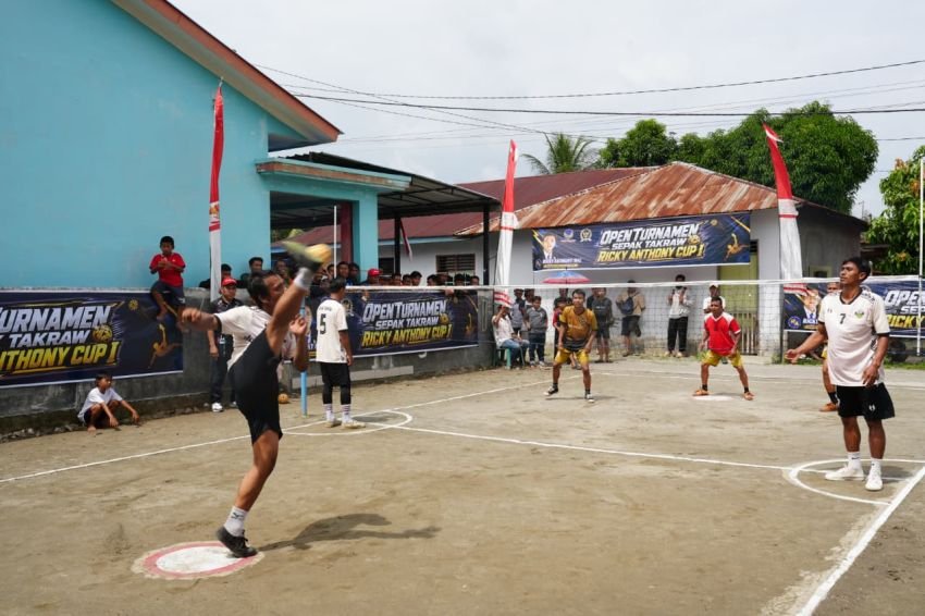 Peringati HUt RI ke-81, Ricky Anthony Gelar Turnamen Sepak Takraw RA Cup I 2026