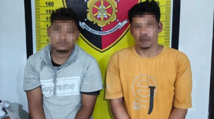 Dua Pelaku Curat Diamankan Jajaran Satreskrim Polres Tapsel