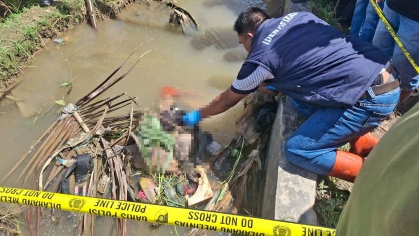 Warga Desa Geger Temuan Mayat di Saluran Irigasi Kawasan Angkola Muaratais
