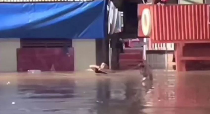 Ratusan Rumah di Kecamatan Medan Maimun Terendam Banjir