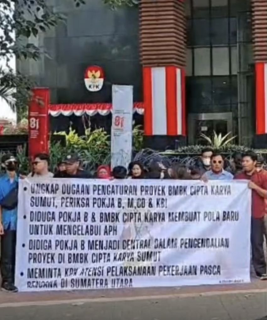 GMP Sumut Desak KPK Usut Dugaan Pengaturan Proyek BMBK Cipta Karya Sumut