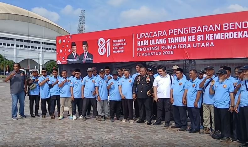 Eks Napiter Ikuti Upacara HUT Kemerdekaan, Ajak Generasi Muda Jaga NKRI