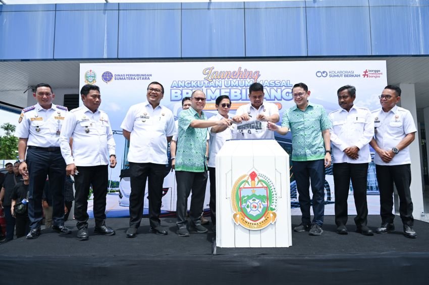 Bobby Nasution Resmikan BRT Mebidang