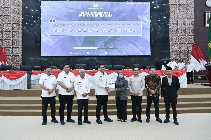 Serahkan Ranperda P-APBD 2026, Pemprovsu Fokus Infrastruktur dan Pemulihan Pasca bencana