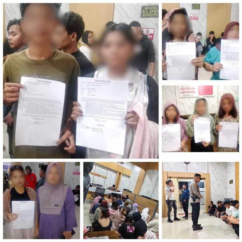 Diduga Ikut Pergaulan Bebas, 39 Remaja Diangkut Petugas Dari Rumah Kos di Padangsidimpuan