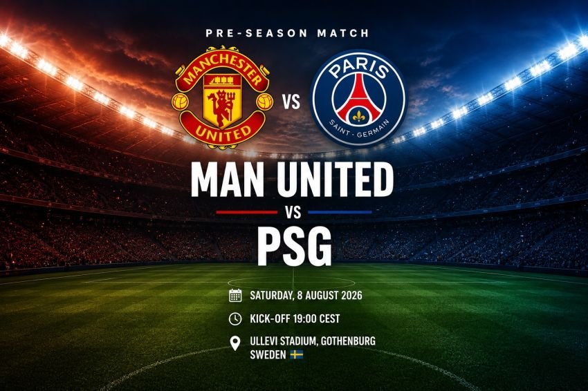 Manchester United Diuji Juara Eropa PSG pada Laga Pramusim