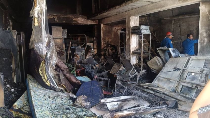 Toko Elektronik di Simalungun Ludes Terbakar, Kerugian Ditaksir Rp1,5 Miliar