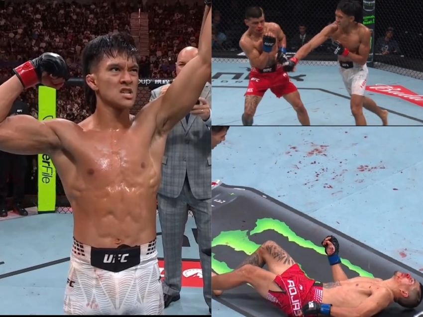 Gila! Bilal Hasan Pukul KO Rojas di Ronde ke-2 di Debut UFC