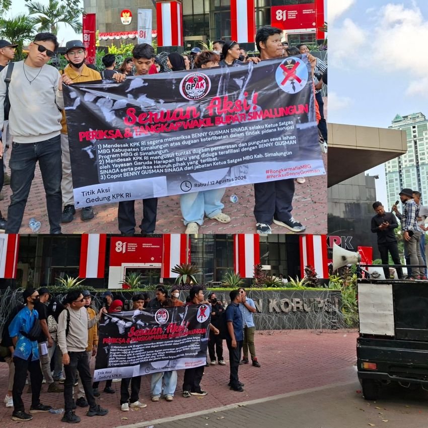 GPAK Gelar Aksi di KPK, Desak Pemeriksaan BGS Terkait Dugaan Korupsi MBG Simalungun