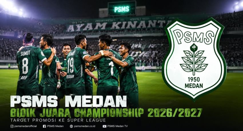 PSMS Medan Bidik Juara, Grup Barat Championship 2026/2027 Resmi Ditetapkan