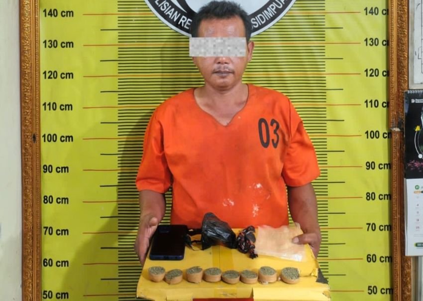 Polres Padangsidimpuan Ungkap Kasus Peredaran 58 Gram Paket Ganja