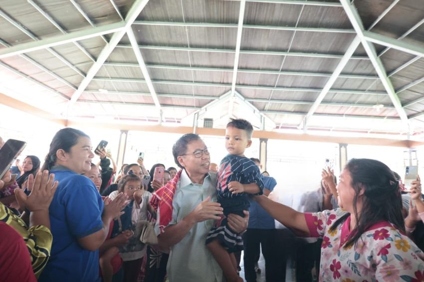 Sofyan Tan dan Bocah Ginting, Momen Hangat di Tengah Serap Aspirasi STM Hilir