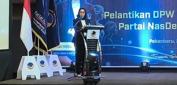 Garda Wanita Malahayati Nasdem Riau Dilantik, Perkuat Peranan Perempuan dalam Politik