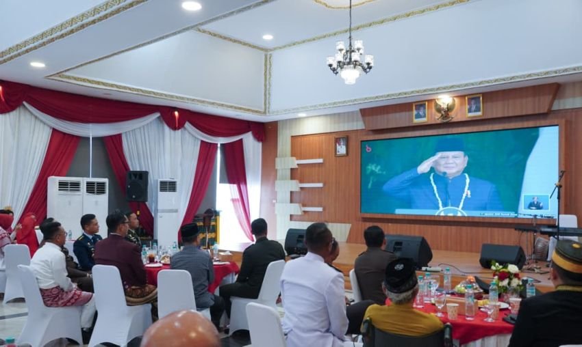 Peringati HUT Ke-81 RI, Wali Kota Medan Ikuti Upacara Detik-Detik Proklamasi Secara Live Streaming