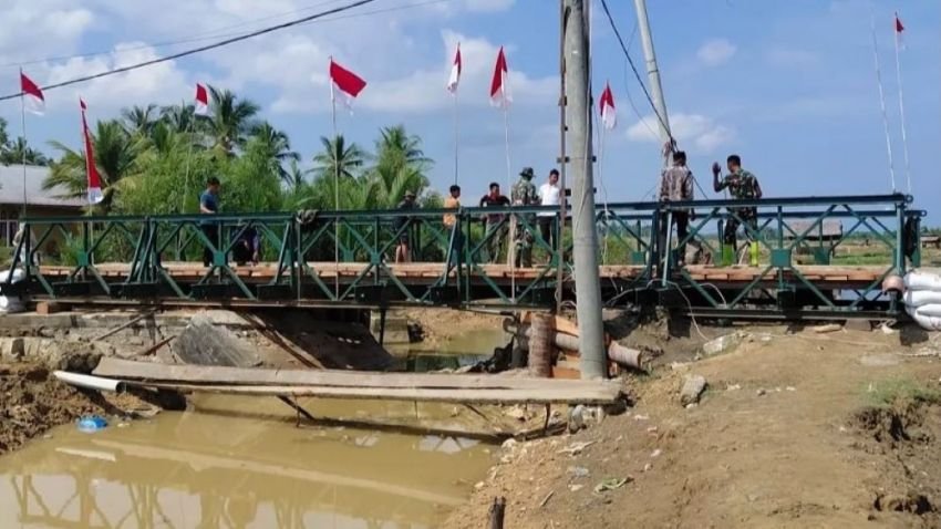 Ratusan Jembatan Rampung Dibangun, Kasatgas PRR Apresiasi Satgas dari TNI