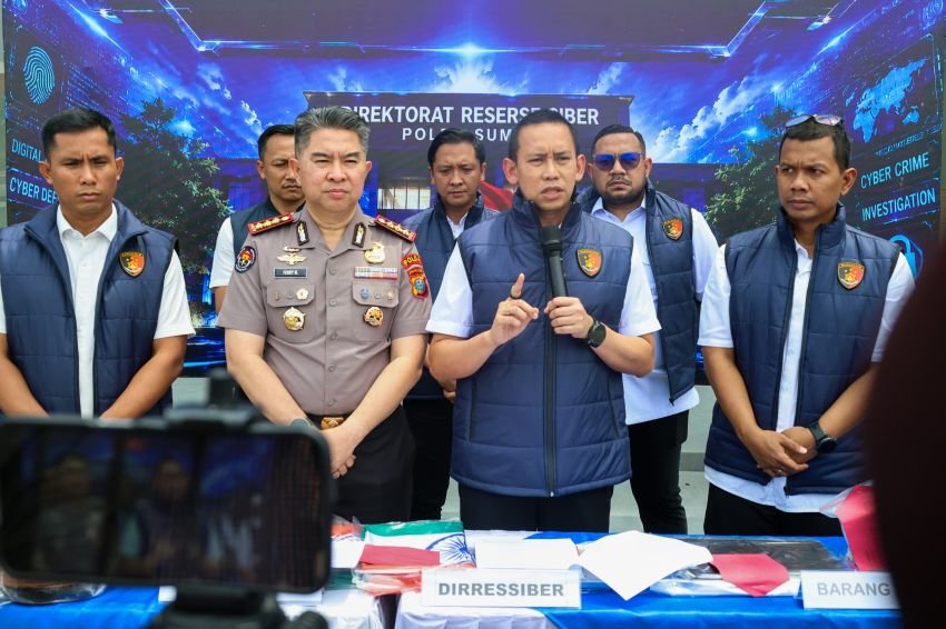 Polda Sumut Bongkar Sindikat Scamming Internasional di Medan, Korban Rugi Rp6,7 Miliar