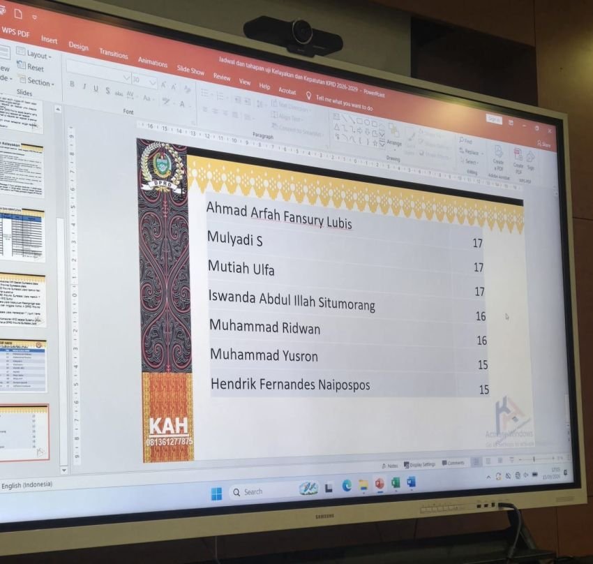 DPRD Sumut Tetapkan 7 Komisioner KPID Sumut 2026-2029, Tanpaa Petahana