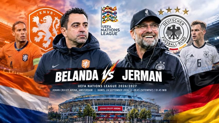 Belanda vs Jerman: Duel Debut Pembuktian Xavi dan Klopp di Nations League