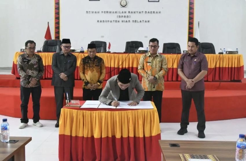 DPRD Nias Selatan Setujui Perubahan APBD 2026 Jadi Perda