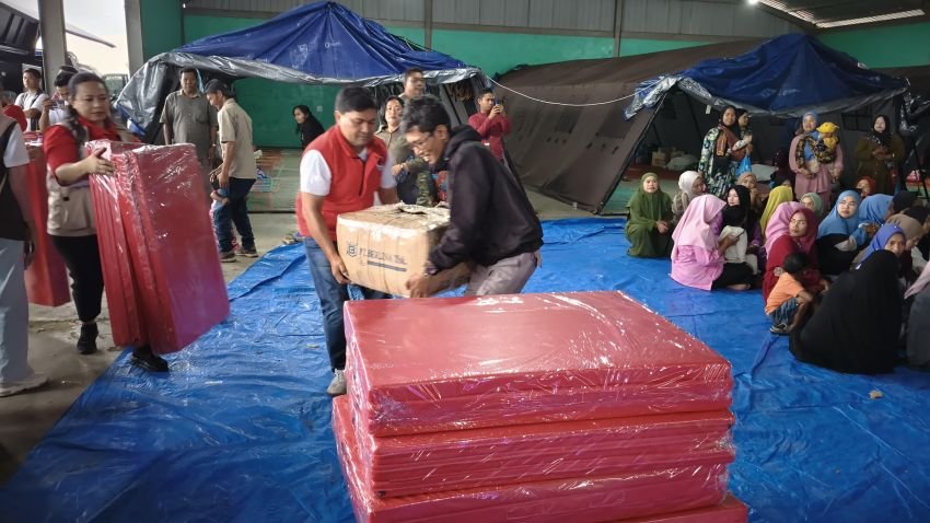 PDI Perjuangan Sumut Rampungkan Bantuan Tahap Pertama ke Karo