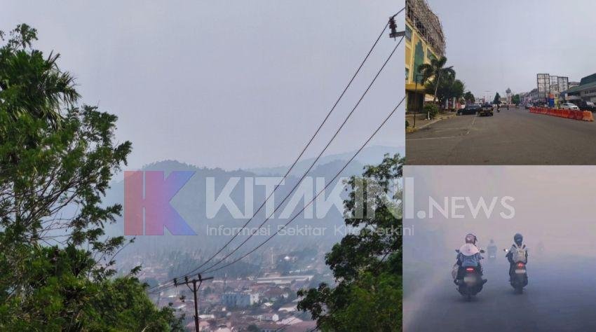 Tapsel dan Sidimpuan Masih Diselimuti Kabut Asap, BMKG: Bukan Abu Vulkanik