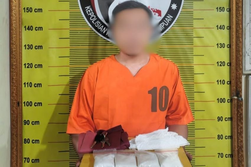 Pria Asal Tapsel Gendong Sabu 401 Gram, Kandas di Tepi Jalan Sudirman Padangsidimpuan