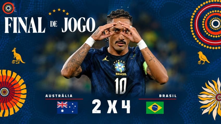 Brasil Bangkit, Australia Tumbang 2-4 dalam Duel Sengit: