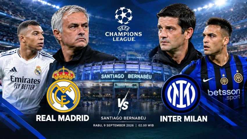 Real Madrid vs Inter Milan: Duel 'Reuni' Mourinho dan Chivu Buka Liga Champions