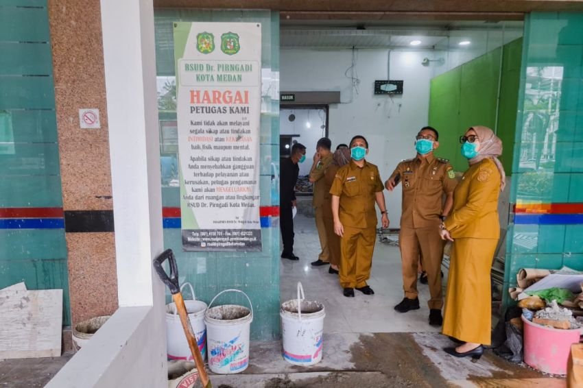 RSUD Dr Pirngadi Berbenah,  Zakiyuddin Harahap Tinjau Langsung Proyek