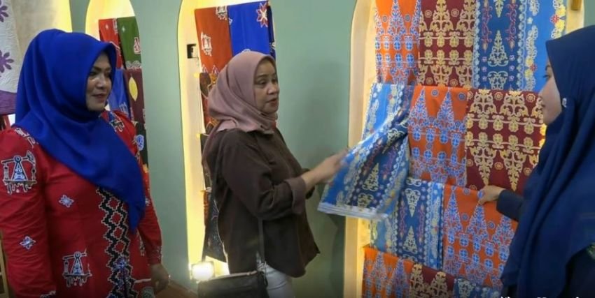 Batik Mandau Khas dari Kabupaten Bengkalis, Tampilkan Motif Unik yang Hasilkan Cuan