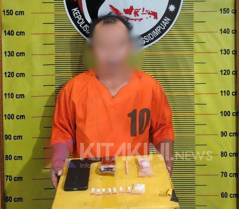 Meresahkan Warga, Polres Sidimpuan Tangkap Residivis Edarkan Sabu