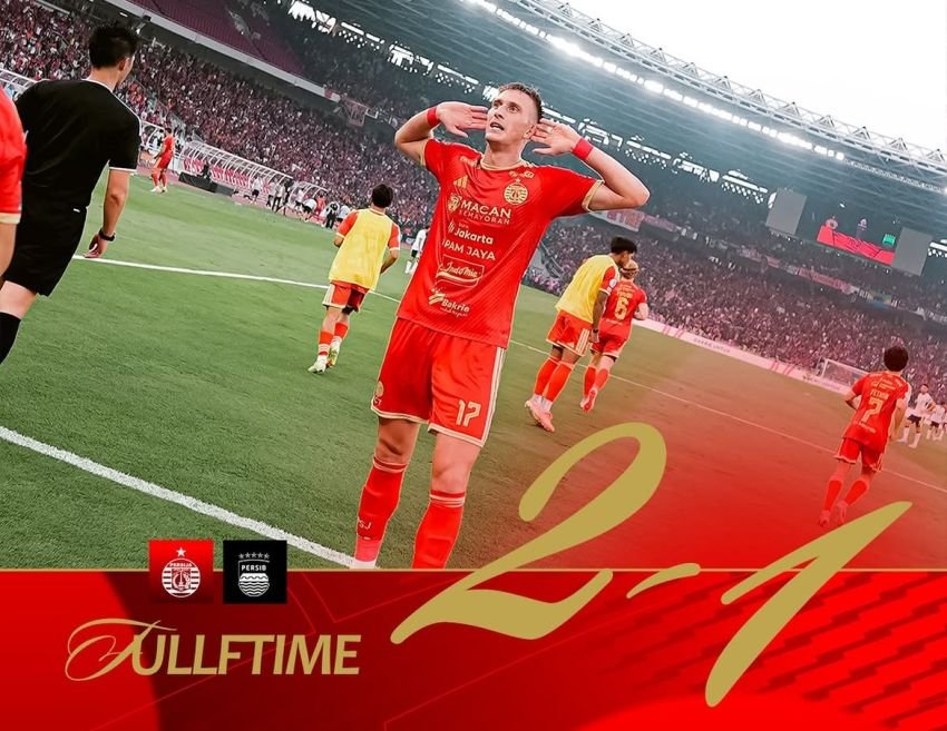 Persija Menang Dramatis 2-1 atas Persib Bandung di El Clasico Super League